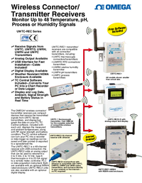 Thumbnail of document Data Sheet - UWTC-REC2-MA UW Series USB Connected Wireless Receivers w/Optional Outputs